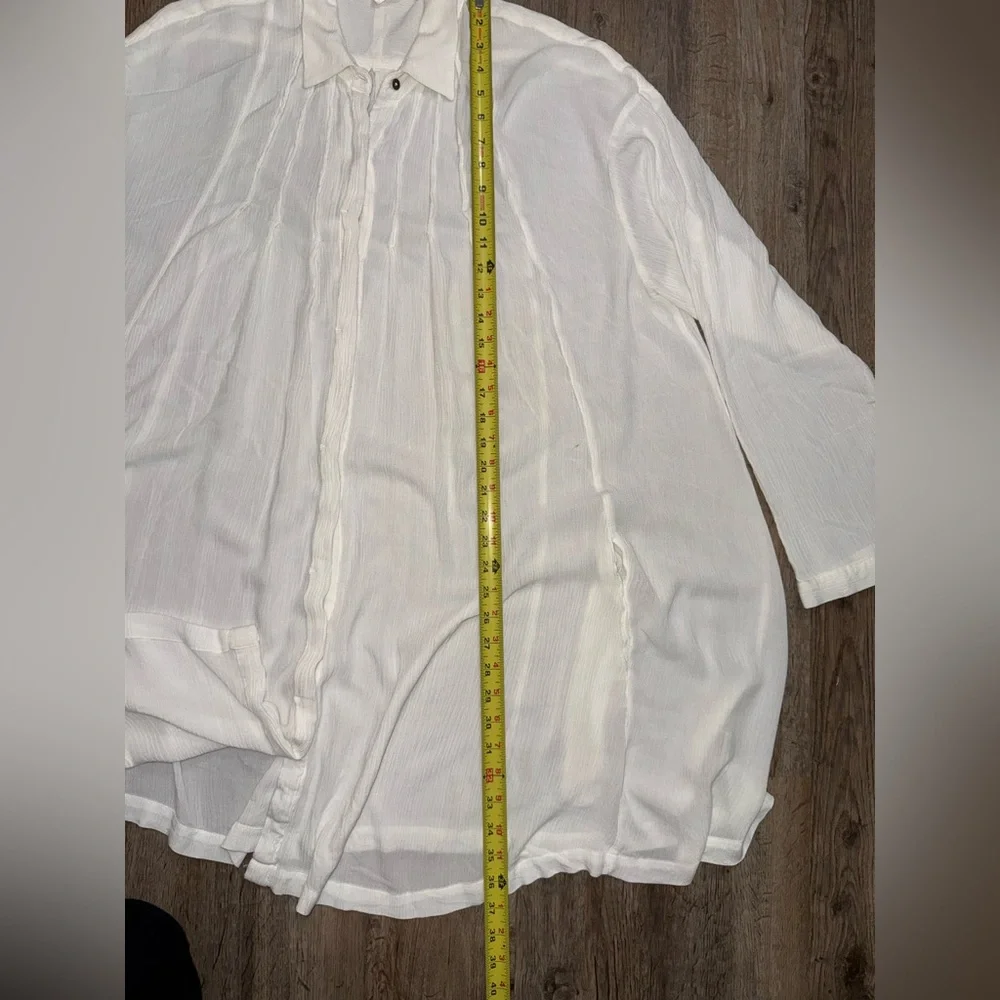 Free People • Oversized Button Down Shirt Dress
